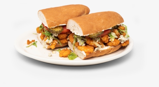 Buffalo Shrimp Po’ Boy - Fast Food, HD Png Download, Free Download