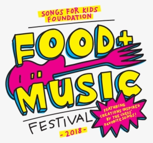 Clipart Music 2018 Latest Vector Stock Songs For Kids - Food And Music Festival Poster, HD Png Download, Free Download