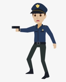 Policeman Png - Police With Gun Png, Transparent Png, Free Download