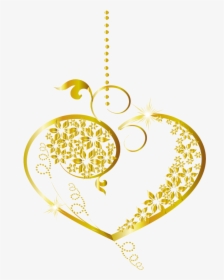Transparent Gold Hearts Png - Hanging Hearts Png, Png Download, Free Download