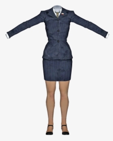 Bennys Suit Female - Pre War Businesswear In Fallout 4, HD Png Download, Free Download