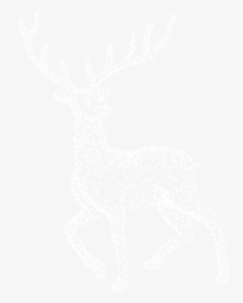 Christmas Deer Png , Png Download - Johns Hopkins Logo White, Transparent Png, Free Download