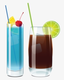 Cocktail Png Image - Drinks With Straws Pngs, Transparent Png, Free Download
