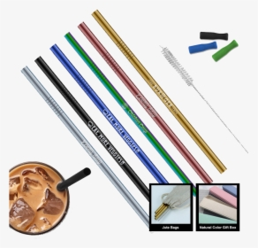 Stainless Steel Straws Engraved, HD Png Download, Free Download