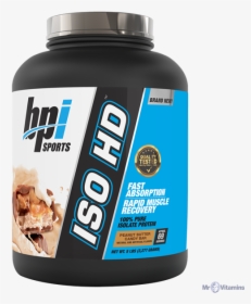Bpi Sport Iso Hd Whey Protein Isolate Peanut Butter - Bodybuilding Supplement, HD Png Download, Free Download