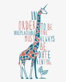 Vector Giraffe Flat - Giraffe Png Quote, Transparent Png, Free Download