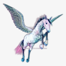 #unicorn #fantasy #flying #sticker - Pegasus Png, Transparent Png, Free Download
