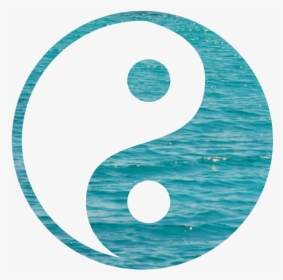 Ocean Yin Yang // I Remember Seeing This When I Bathed - Yin Yang Tumblr Transparent, HD Png Download, Free Download