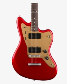 Squier Deluxe Jazzmaster St Candy Apple Red - Squier Deluxe Jazzmaster Tremolo, HD Png Download, Free Download