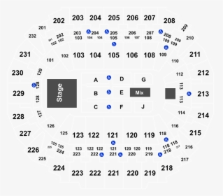 Chi Health Center Seating Chart With Rows, HD Png Download, Free Download