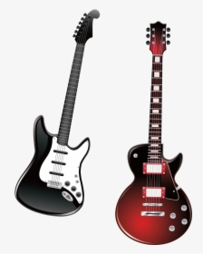 Acoustic And Electric Guitar Clipart, HD Png Download, Free Download
