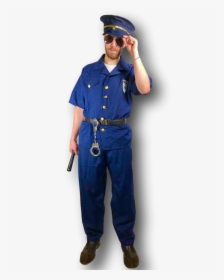 Police Man Costume - Police Officer, HD Png Download, Free Download