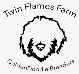 Twin Flames - Labradoodle Decal, HD Png Download, Free Download