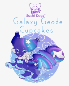 Clipart Cupcake Galaxy - Deviantart Sushi Dogs Witchpaws, HD Png Download, Free Download