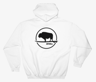 Circled Bison Black W Larger Logo Mockup Back Flat, HD Png Download, Free Download