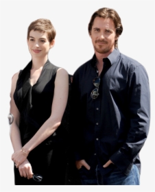 Anne Hathaway And Christian Bale, HD Png Download, Free Download