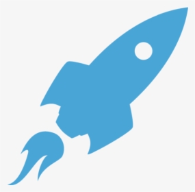 Silhouette Rocket Ship Png, Transparent Png, Free Download