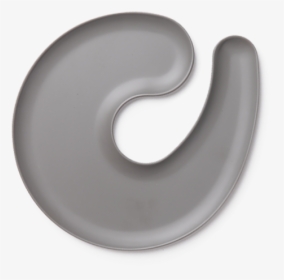 1handplate Small Matt Grey Plate With A Hole For A - Crescent, HD Png Download, Free Download