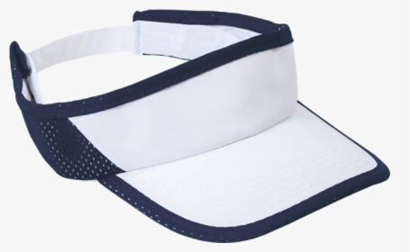 Serve Visor Cap White-navy - Baseball Cap, HD Png Download, Free Download