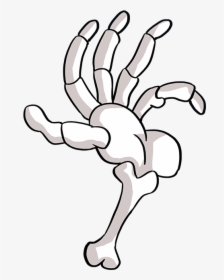 How To Draw Skeleton Hand, HD Png Download, Free Download