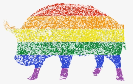 Gay Bull Vector Illustration - Bisexuality, HD Png Download, Free Download