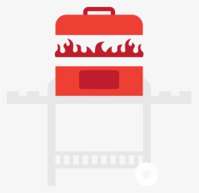 Grill With Flames Icon, HD Png Download, Free Download