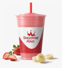Sk Slim Angel Food With Ingredients - Smoothie King Strawberry Smoothie, HD Png Download, Free Download