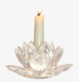 #candle #crystal #beautiful #candlelight #candles - Candle, HD Png Download, Free Download