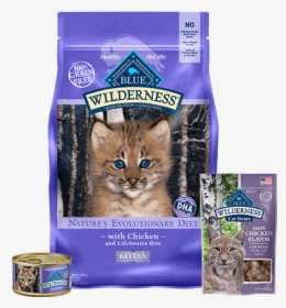 Wilderness Kitten - Blue Buffalo Kitten Food, HD Png Download, Free Download