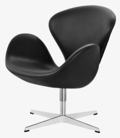 Fritz Hansen Fh Swan Elegance Black - Swan Chair, HD Png Download, Free Download