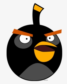 Angry Birds By Lewatoto-d4glkhp - Angry Birds Png Black, Transparent Png, Free Download