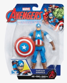 Marvel Avengers Captain America Action Figure By Hasbro, HD Png Download, Free Download