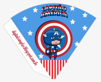 Conos=cucuruchos - - Background Captain America Birthday, HD Png Download, Free Download