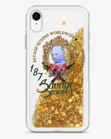 Image 3 Of Savage Queenz 187 Savage Season Phone Case - Liquid Glitter Phone Case Mockup, HD Png Download, Free Download