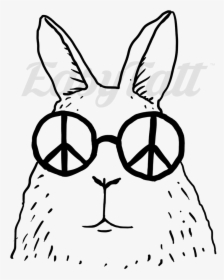 By Didi Fox Fake Tattoo, Peace Rabbit - Peace Signs, HD Png Download, Free Download