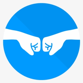 Blue Fist Bump Icon, HD Png Download, Free Download