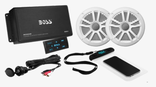 Boss Audio Marine 500w 4 Channel Amp / - Boss Marine Stereo System, HD Png Download, Free Download