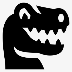 There Is A Dinosaur Head That Looks Like A T-rex With - Illustration, HD Png Download, Free Download