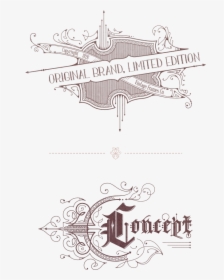 Vintage Ornaments I Made A Year Ago - Sketch, HD Png Download, Free Download