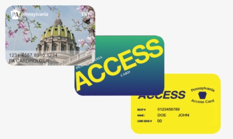 New State Capitol Building Around Cherry Blossom Designed - New Ebt Card Pa, HD Png Download, Free Download