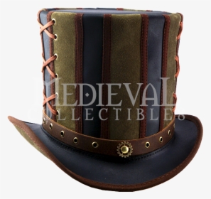 Absinthe Steampunk Top Hat - Leather, HD Png Download, Free Download
