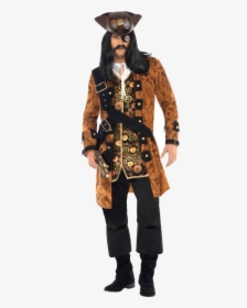 Steampunk Pirate Costume Men, HD Png Download, Free Download