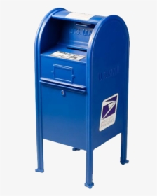 Blue Usps Collection Box, HD Png Download, Free Download