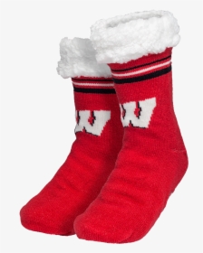 Cover Image For Foco Wisconsin Slipper Socks - Sock, HD Png Download, Free Download