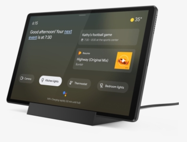 Lenovo Smart Tab M10 - Ambient Mode Google Assistant, HD Png Download, Free Download