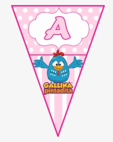 Gallina Pintadita Rosa Banderin, HD Png Download, Free Download