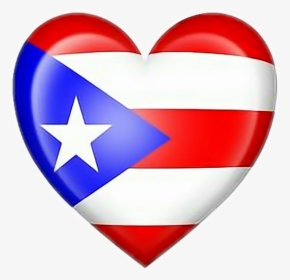 #puerto Rico Corazòn Bandera Flag - Cuba Flag As Circle, HD Png Download, Free Download