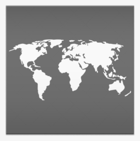 Azulejo Mapa De Cultive O Amorna - World Map, HD Png Download, Free Download