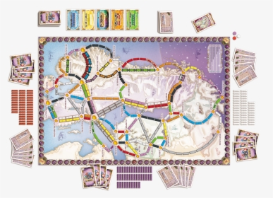 Ticket To Ride Nordic Template, HD Png Download, Free Download
