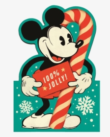 Christmas Mickey Mouse Png No Background - Cartoon Character Disney Christmas, Transparent Png, Free Download